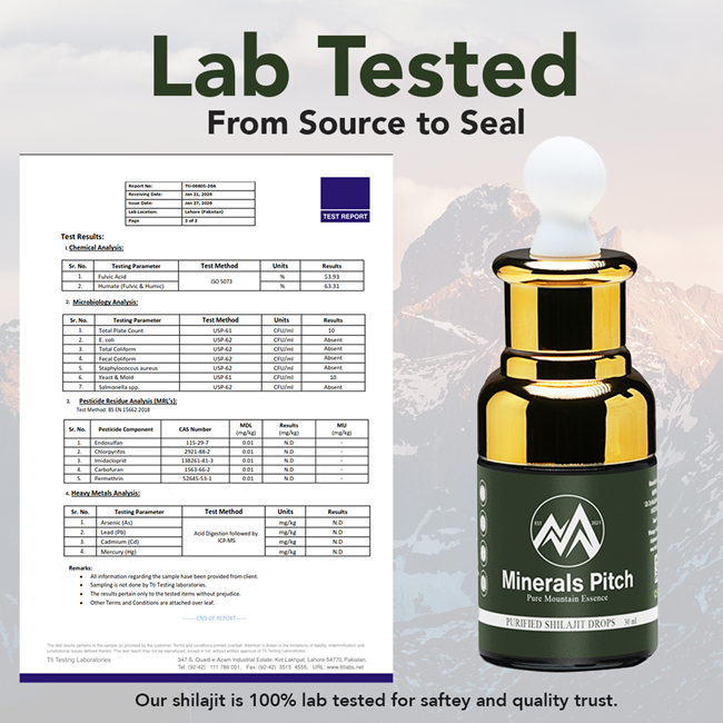 Himalayan Shilajit Liquid drops 30ml x 8 bottles Minerals Pitch
