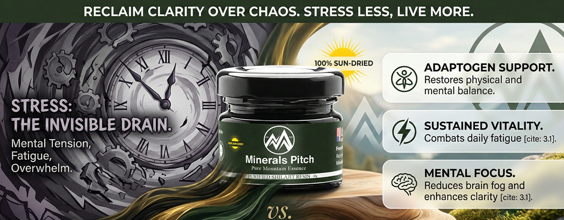 Does Shilajit Have Any Role in Stress and Anxiety Management? Natural Himalayan Shilajit | MineralsPitch