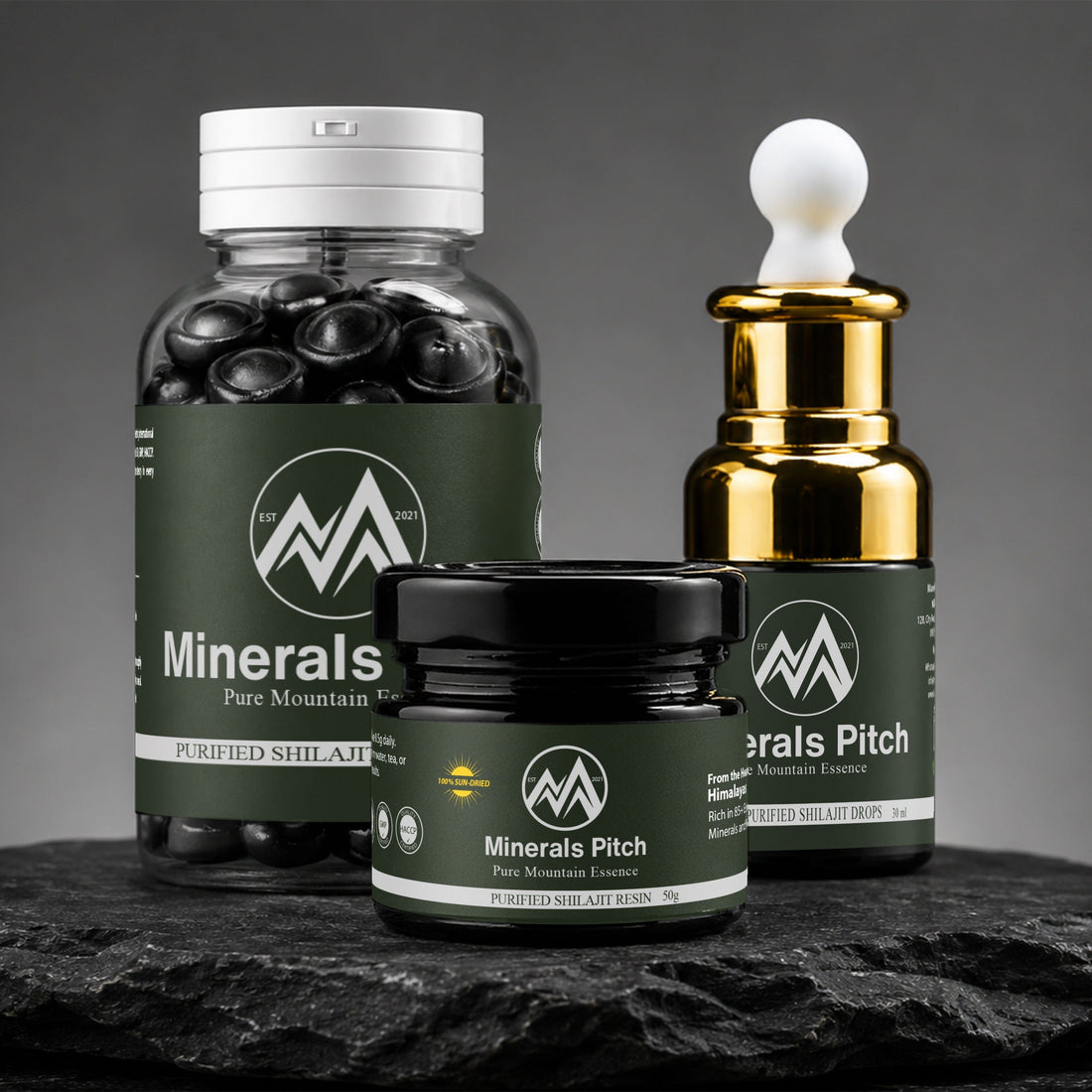 Minerals Pitch Himalayan Shilajit