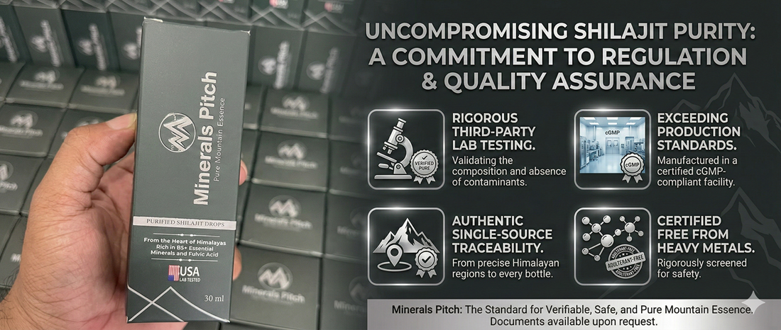 What are the Regulatory and Quality Control Challenges in Shilajit? Natural Himalayan Shilajit | MineralsPitch