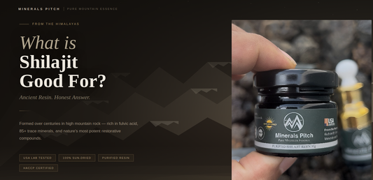 What is Shilajit Good For? Natural Himalayan Shilajit | MineralsPitch