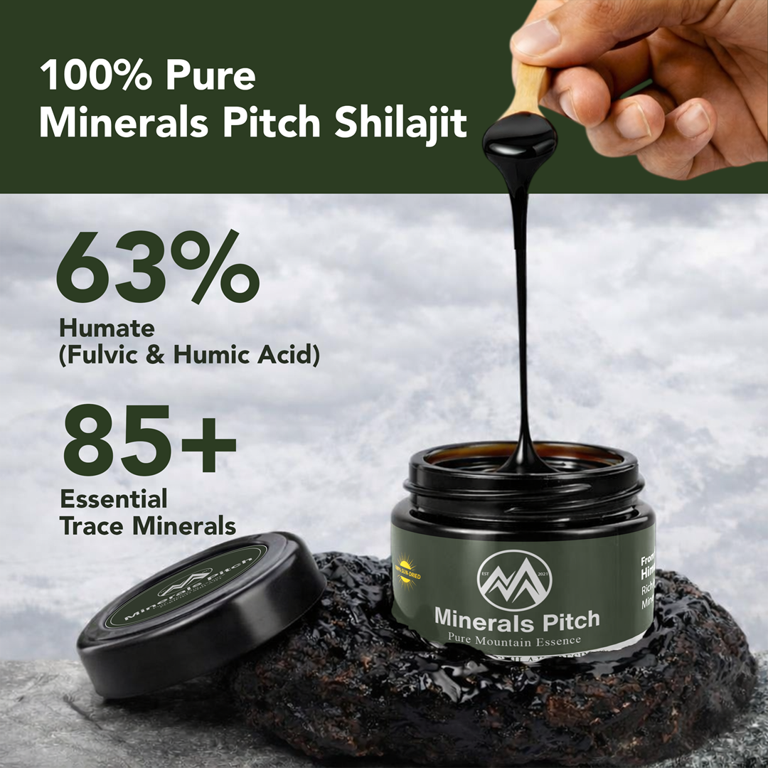Natural Himalayan Shilajit Resin 30G — Minerals Pitch Brand Minerals Pitch