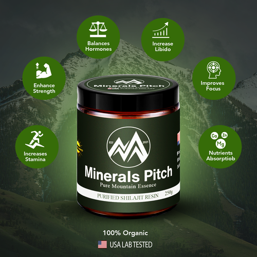 Himalayan Shilajit resin 250G - Organic trace minerals and natural Fulvic acid for overall wellness