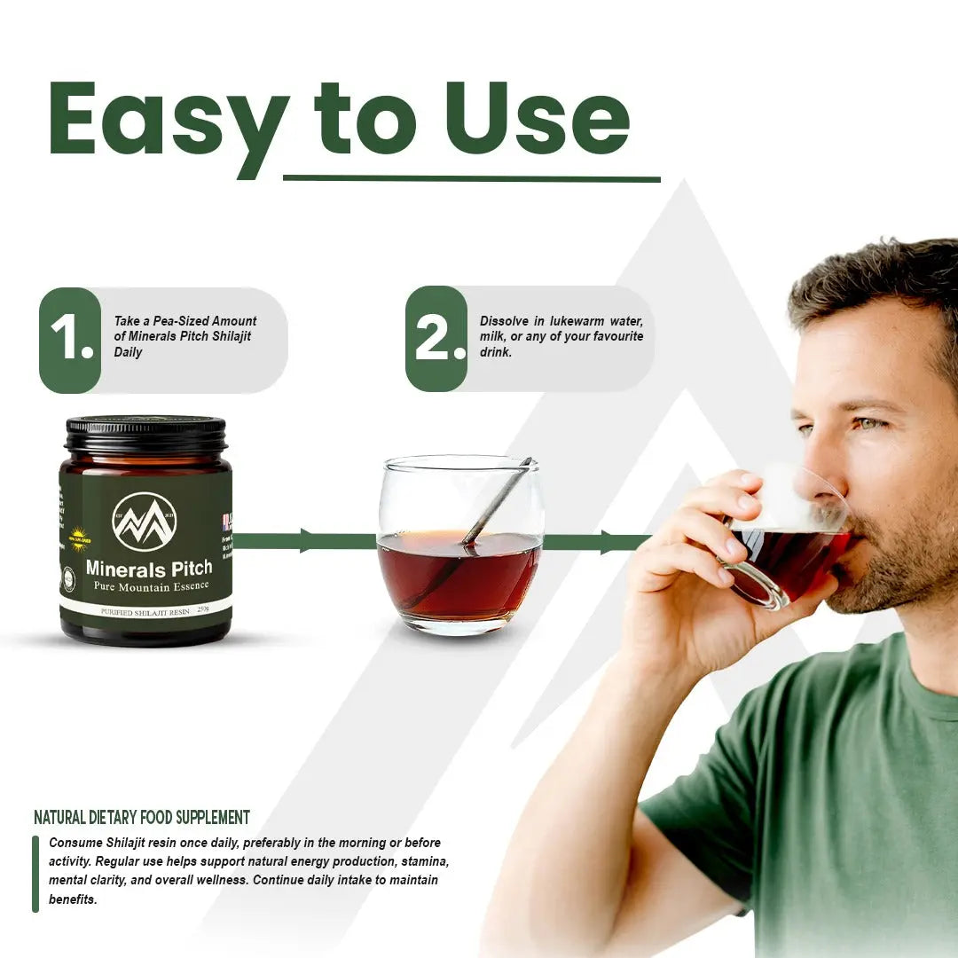 Himalayan Shilajit resin 250G - Organic trace minerals and natural Fulvic acid for overall wellness Minerals Pitch
