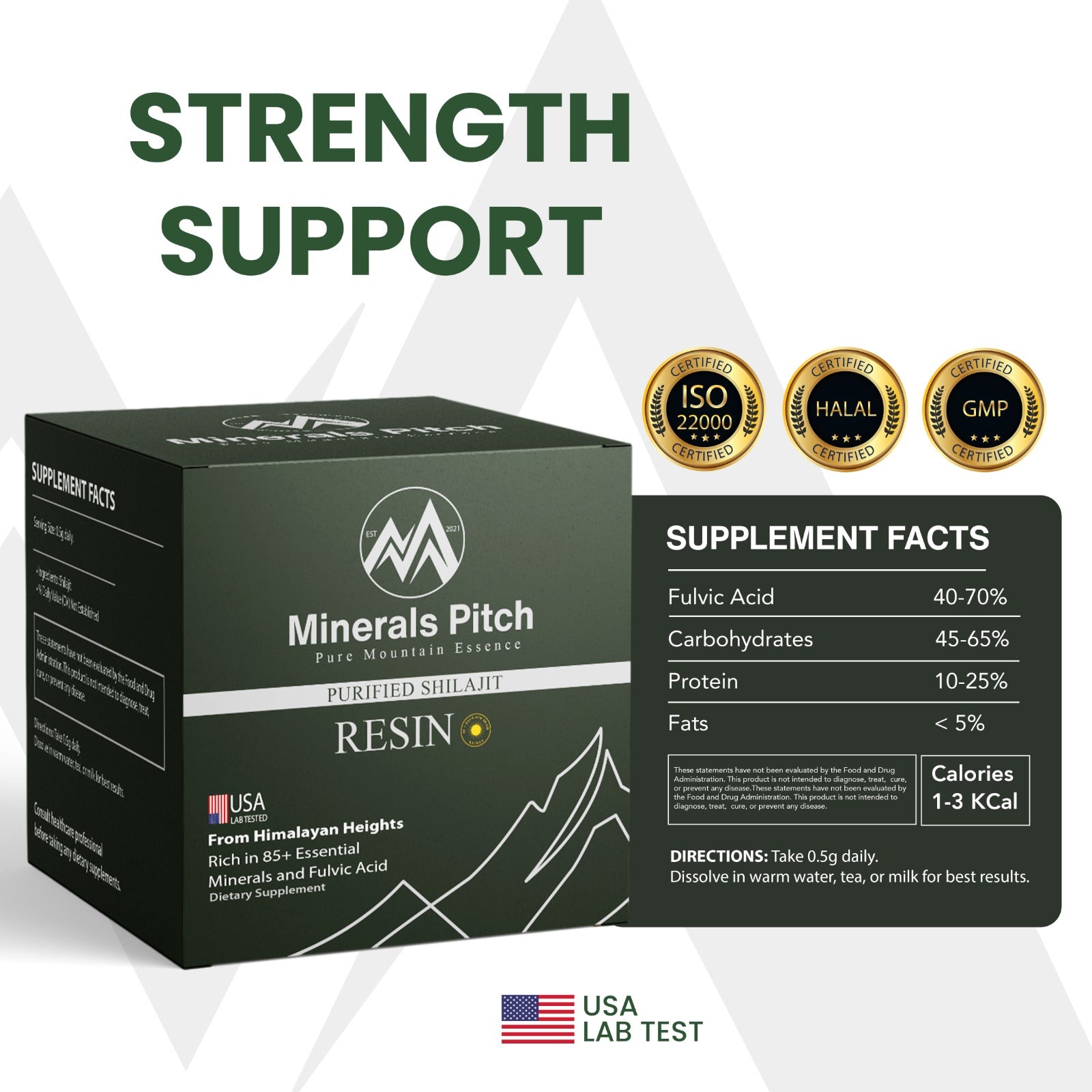 Himalayan Shilajit resin 30G - Organic trace minerals and natural Fulvic acid for overall wellness