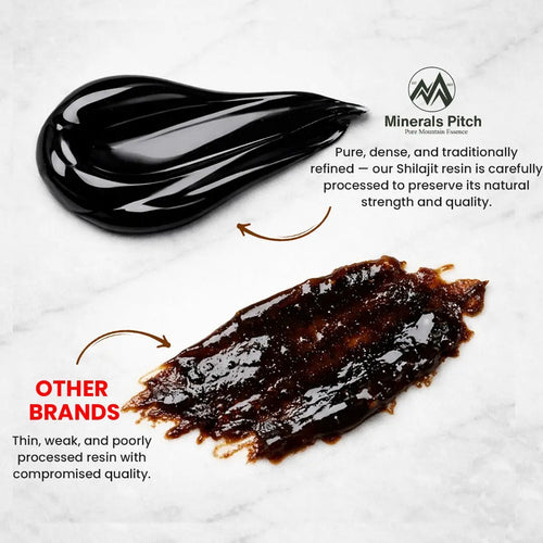 Minerals Pitch Shilajit resin 30G - Get One Free Minerals Pitch